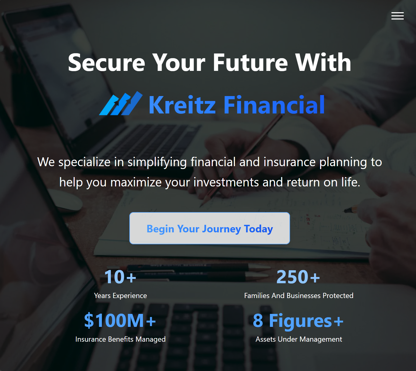 Kreitz Financial screenshot